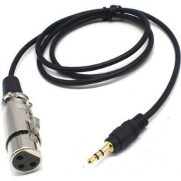 Cable de Audio Mozos XLR Hembra a Mini Jack 3,5mm TRS Estéreo