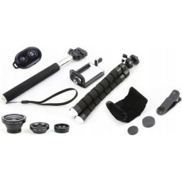 Kit selfie Xrec 5 en 1 con trípode flexible y lentes