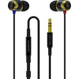 Auriculares SoundMagic E10 con cable trenzado Mini Jack 3,5 mm, color verde