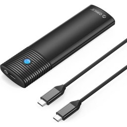 Kieszeń Orico M2 NVMe USB-C 10 Gbps Aluminio Negro con Refrigeración Pasiva