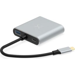 Adaptador Hub USB-C Krux con 2 HDMI y Power Delivery