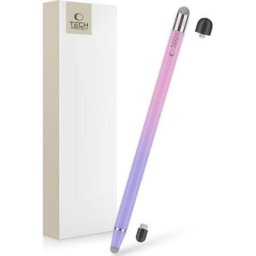 Lápiz Táctil Tech-Protect USP100 3 Botones 4 Puntas Violeta Rosa
