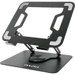 Soporte para portátil Awei X46 metálico regulable hasta 17 pulgadas negro
