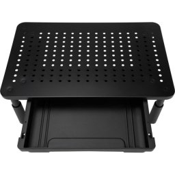 Soporte para portátil Mozos SPM1 metálico regulable hasta 17 pulgadas con bandeja