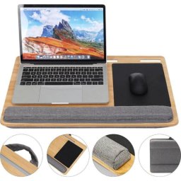Soporte para portátil Mozos Ergo-Wood bambú 550x360mm