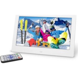 Marco digital Sencor SDF 1081 W 10,1" IPS blanco con altavoz y mando