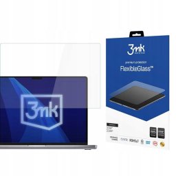 Pantalla protectora 3MK FlexibleGlass híbrida para MacBook Pro 16 M1/M2/M3/M4 - hasta 17