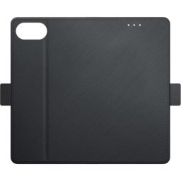 Funda para móvil 3MK Wallet Case TPU Nylon Negro con soporte y cierre magnético para iPhone 16e
