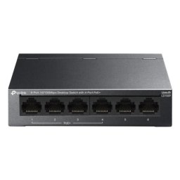 Conmutador Ethernet TP-Link LS106P Fast Ethernet 6 puertos PoE