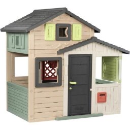 Casa de juegos exterior Smoby Friends House Evo plástico reciclado anti-UV
