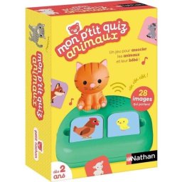 Juego educativo Nathan Mon P'tit Quiz Animaux electrónico para niños