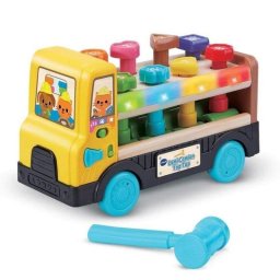 Juguete interactivo VTech Lumi Camion Tap Tap con luces LED y martillo