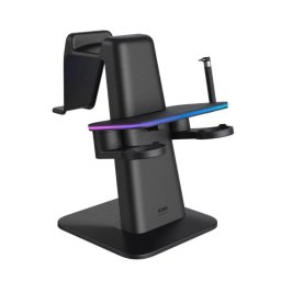 Soporte de carga vertical KIWI Design para Meta Quest 3/2/Pro RGB magnético