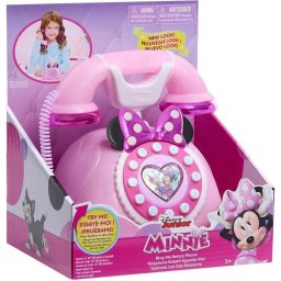 Teléfono de juguete retro Just Play Minnie Mouse Disney Junior con luces y sonidos