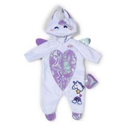 Pelele BABY born Unicornio 43 cm con Capucha y Alas