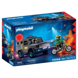 Set de juguetes Playmobil 72066 Furgón Blindado Special Forces 56 piezas