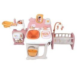 Casa de muñecas plegable Smoby Gran Casa de los Bebés con 19 accesorios