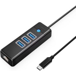 Hub Orico 4 puertos USB 5 Gbps y Ethernet 2,5 Gbps modelo PW3UR25-C3
