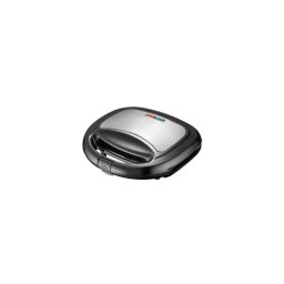 Sandwichera Emerio ST-120889 750 W negra y plata fácil limpieza