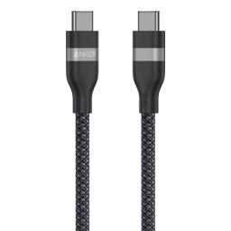 Cable USB C Anker A82E2 0,9 m trenzado carga rápida 240 W negro