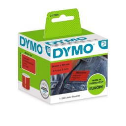 Etiquetas autoadhesivas DYMO Rojas Desmontables 101 x 54 mm