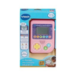 Consola educativa VTech V-Pocket para niños 3-7 años Rosa