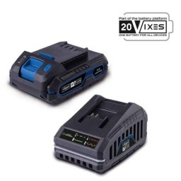 Kit batería y cargador Scheppach SBSK2.0 Li-ion 20V 2.0Ah