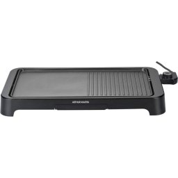 Plancha eléctrica de mesa Arthur Martin AMPL204 2000W doble zona antiadherente