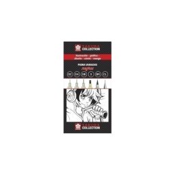 Set de Rotuladores Talens Sakura Collection Pigma Variados + Portaminas Negro