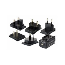 Enchufe eléctrico Honeywell 1 toma negro con kit 5V/2A para PDA