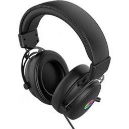 Auriculares HP DHE-8005N con cable USB y jack 3,5 mm para gaming negros