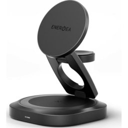 Cargador inalámbrico Energea Alumag Gyro 360 35W MagSafe Qi USB-C
