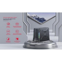 Estación de acoplamiento USB4 M.2 SSD Unitek 4 bahías SATA