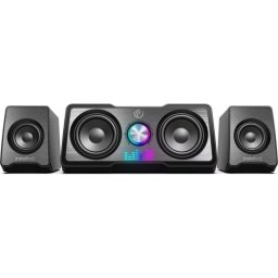 Altavoces Rebeltec Multimedia 2.1 USB 22W con subwoofer potente y LED RGB