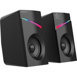 Altavoces Rebeltec Compactos 2.0 con conexión de 3,5 mm y 12 W USB