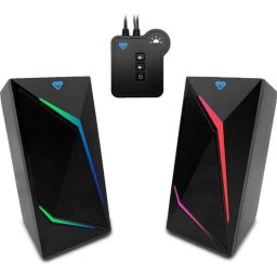 Altavoces Media-Tech para PC con Bluetooth, 320 W y RGB táctil