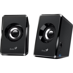 Altavoces Genius PC con USB 3W negros compactos 2.0 canales