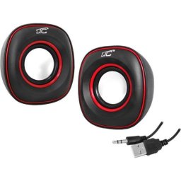 Altavoces LTC compactos USB 5W con control remoto y conexión jack