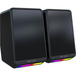 Altavoces Mozo MINI-S4 RGB USB 6W con iluminación RGB y diseño compacto