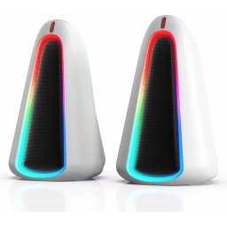 Altavoces Marvo PC con conexión USB y jack 3,5 mm 6 W y RGB