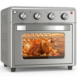Horno Sobremesa Homcom 800-168V90SR 30L 43x39x39cm 1600W Convección Plata