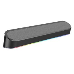 Altavoces Redragon Barra de sonido USB 6W con iluminación RGB y jack 3,5 mm