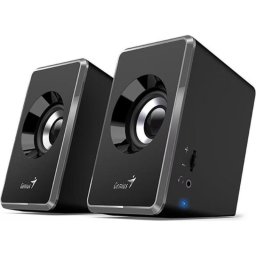 Altavoces Genius PC 2.0 USB 6W con mando a distancia y diseño compacto