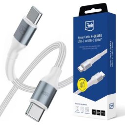 Cable USB-C a USB-C 3MK Hyper Cable N-SERIES 2m 100W PD 3.0 QC 3.0