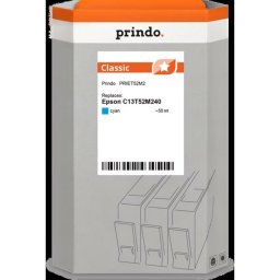 Tóner compatible Prindo Classic cyan para Epson