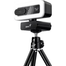 Webcam Genius FaceCam Light Full HD 1920x1080 USB-C con LED y micrófono