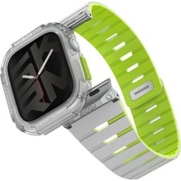 Funda Correa Skinarma Gemini para Apple Watch 42mm Niteglow Verde