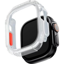 Carcasa Skinarma Atom Case para Apple Watch 49 mm Transparencia Frost