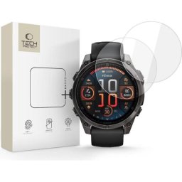 Protector de pantalla Tech-Protect Garmin Fenix 8 cristal templado 0,3 mm 2 unidades