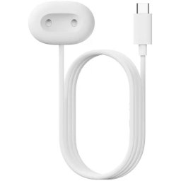 Cargador Google Pixel Watch 4 aluminio blanco con base y cable 1 m
